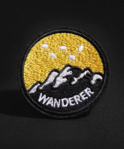 Embroidered-stick-on-patches-outdoors-mountains