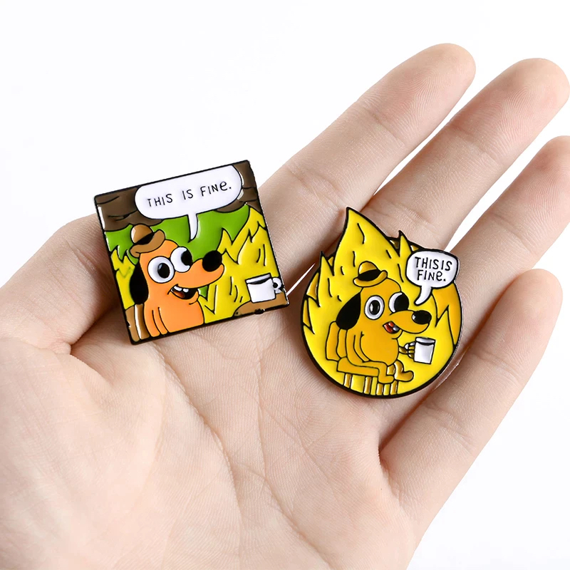 Enamel-Pins-Custom-Lapel-Pin-Shirt-Funny-Animal-Badge