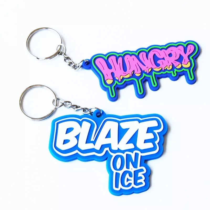 3d rubber keyrings for promotion