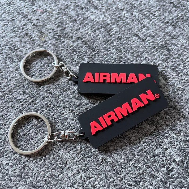 rubber keyring bespoke