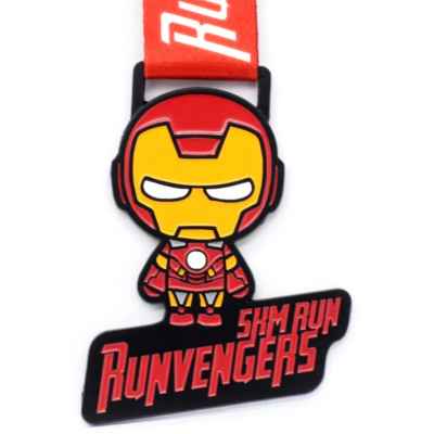 custom fun run metal medal